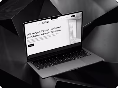Modern Landing Page for a Local Craftsman