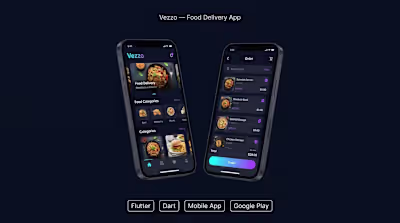 Vezzo — Food Delivery App
A