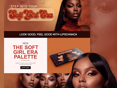 LipSchmack Cosmetics Website Development