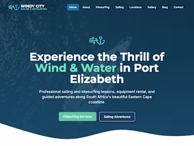 Windy City - Sailing & Kitesurfing in Port Elizabeth