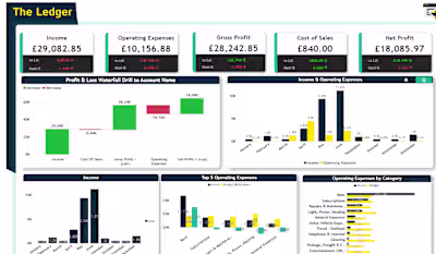 Financial Analytics for Real Estate Company from Xero
