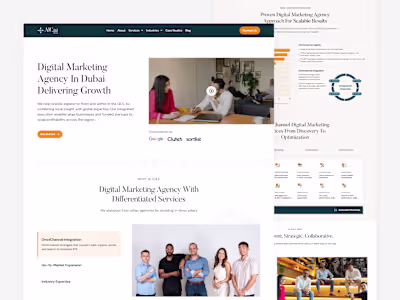 Alcaz Media - Redesign Digital Marketing Agency Website