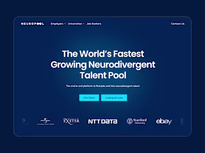 Neurodivergent Recruitment Agency - Design & Development