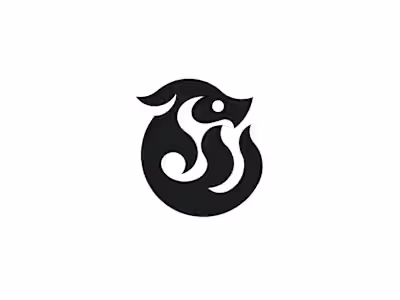 Fire dragon mythical creature logo captures the fierce energ...