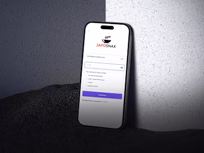 JapoSnax - Mobile app