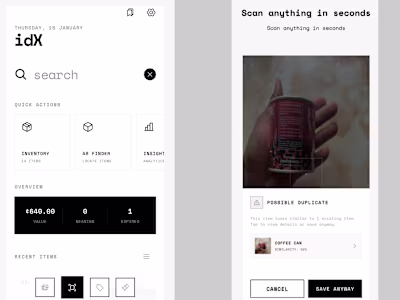 Built an on-device AI inventory