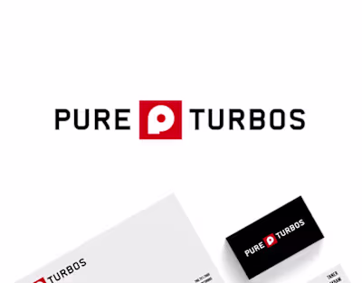 Pure Turbos  Corporate Identity Design