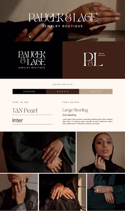 From concept to clean identity ✨