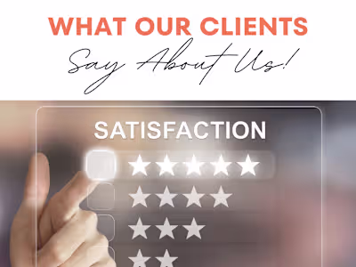 Graphic Design for Website Portfolio & Testimonial