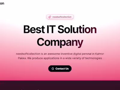 Need soft web site