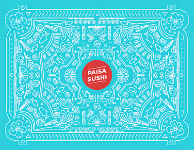 Paisa Sushi Rebranding on Behance