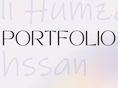 Bold. Clean. Memorable My Design Portfolio