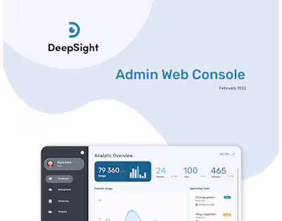 DeepSight Web Console | Behance :: Behance