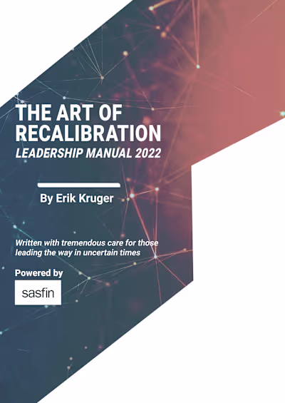 Leadership Manual 2022 Edition - Erik Kruger