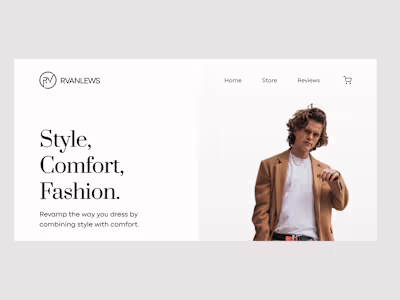 RVANLEWS landingpage