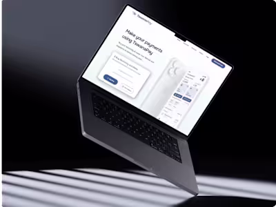 Landing Page Design and Widget UI UX