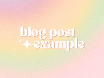 Blog Post