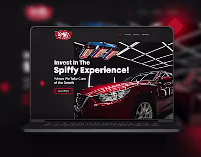 Modern Website Design for Auto Detailing Franchise