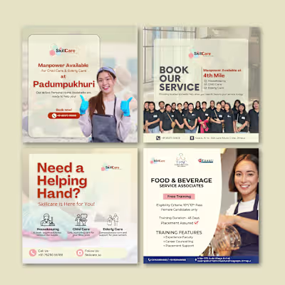 Social Media Designs | SKILLCARE