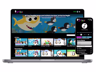 Video & Music Streaming App