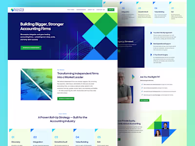 New Website Design for Accounting First Group