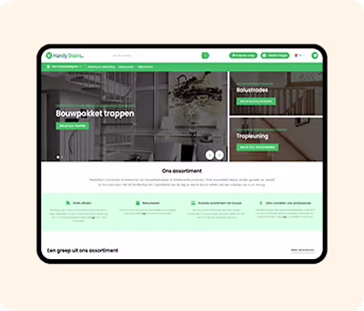 Custom WooCommerce Webshop for Handy Stairs
