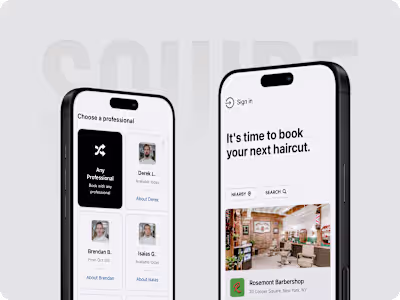 Designed booking app for 200K active users