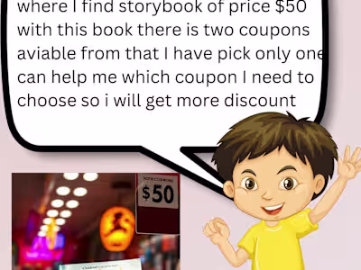 Worksheet for kids to understand Discount