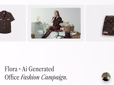 Flora AI Fashion Campaign Development