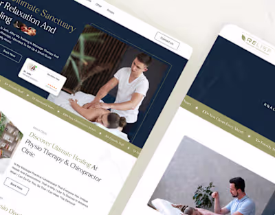 Relife Website Ui/Ux Design Website Design :: Behance
