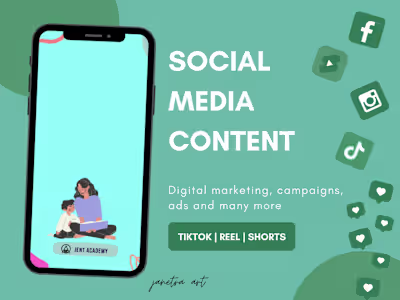 Social Media Content by Janetra Art on Dribbble