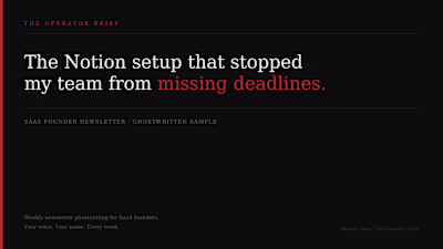 Your subscribers are one cold