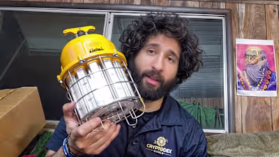 Portable Power Unboxing the LED Temporary Work Light - YouTube