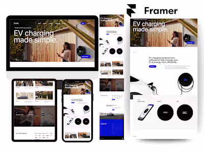 Framer website design