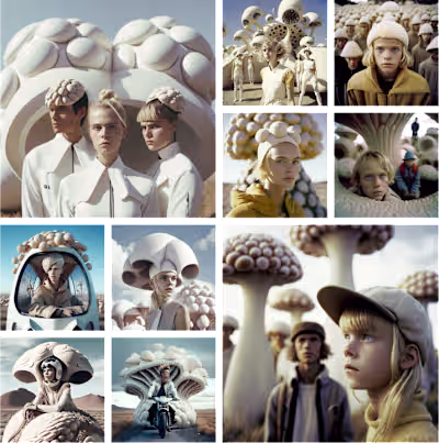 AI Art: FungusWorls