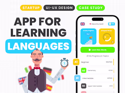 Language Learning Mobile App Design | Minute Academy :: Behance