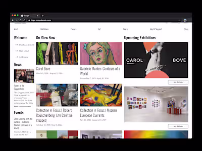 Redesigned the Solomon R. Guggenheim