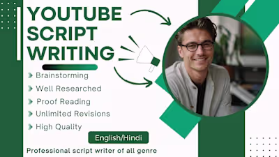 I will write the best engaging script for your youtube video of…