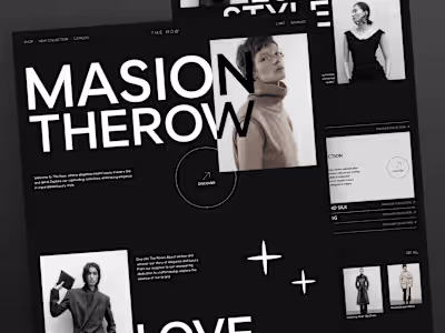 The Row - Minimalist Luxury Clothing Website