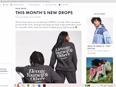 Strategy for launching and optimizing an e-commerce website