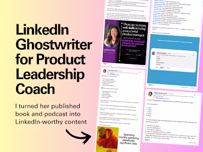 LinkedIn Ghostwriter for Product Leadership