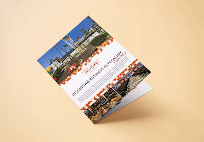 Bifold Sales Kit for The Town and Country Resort