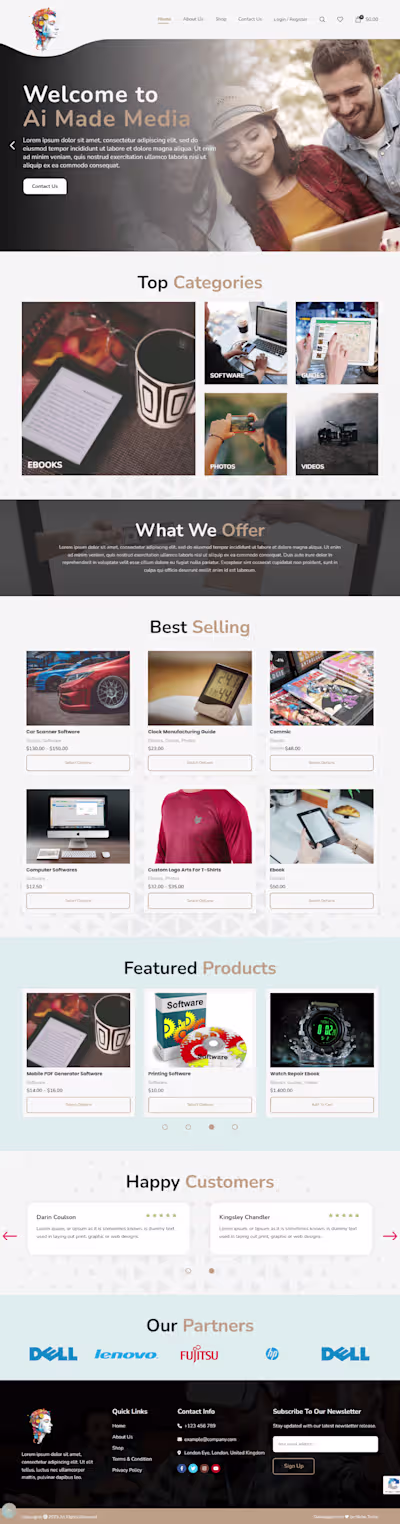 AI-MadeMedia - Multivendor Marketplace for Digital Products
