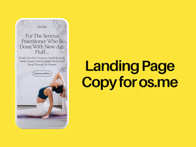 Landing Page for Lead Magnet