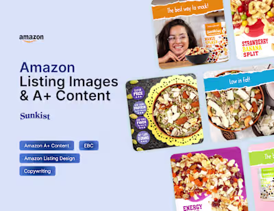 Sunkist: Amazon Listing Images & A+ Content on Behance