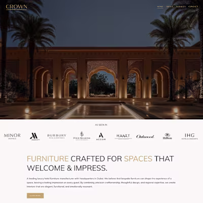 We partnered with Crown Luxury