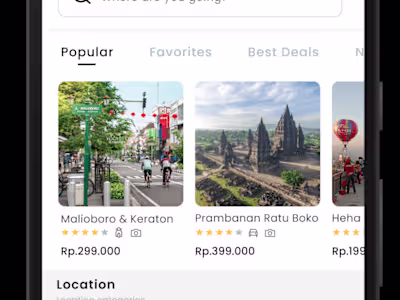 Tour & travel booking app