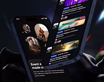 Event Booking | Mobile App Design UI UX | Brddge