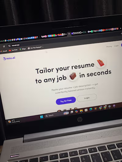 Just vibecoded an app that lets you tailor your resume to an...