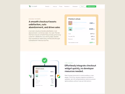 Vesicash [Landing Page Design]